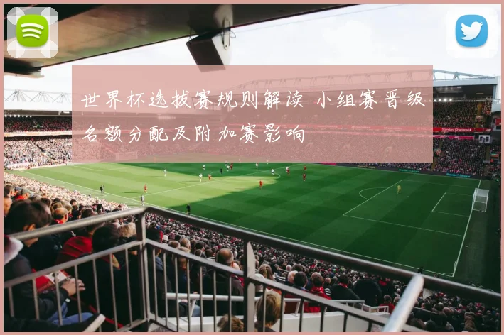 世界杯选拔赛规则解读 小组赛晋级名额分配及附加赛影响
