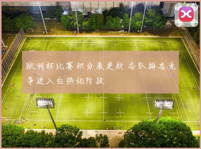 欧洲杯比赛积分表更新 各队排名竞争进入白热化阶段